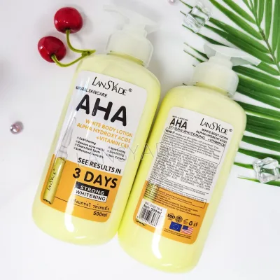 LanSYADE Meinaier AHA Fruit Acid Body Lotion Brightening Moisturizing Lotion Whitening Body Lotion 500ml