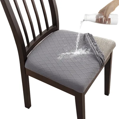 High quality jacquard chair cushion cover Hotel dining table chair cover