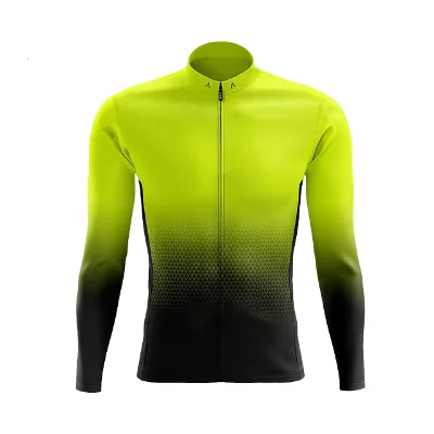 OEM/ODM Long Sleeve Cycling Jersey for Man Wholesale Laser-Cut Cycling Wear Summer Long Sleeve Bicycle Jersey