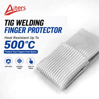 TIG Finger Heat Shield for TIG Welding Heat Resistant Finger Protector Sleeve