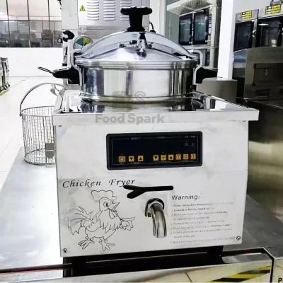 Electric Deep Fryer, Durable Stainless Steel Countertop Fryer for Restaurants and Home Cooking