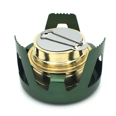 Outdoor Mini Portable Alcohol Stove Burner for Backpacking Hiking Camping Survival