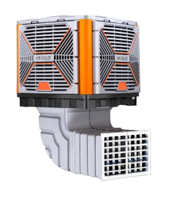 1500W Electric Wind Axial Fan 35L Industrial Evaporative Air Cooler Wall-Mounted for Household & Hotel Use for Outdoor