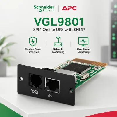 APC VGL9801 SPM Online-UPS SNMP Card for Schneider UPS Philippines Origin Other Material