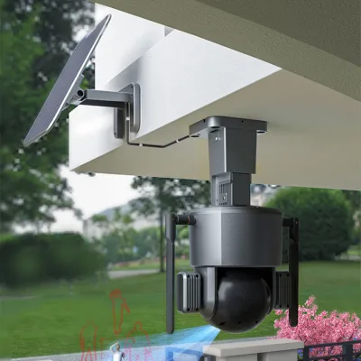 Professional Factory Clear Video 4G 10X Zoom Outdoor Security Camera 4G Solar Powered Battery Camera