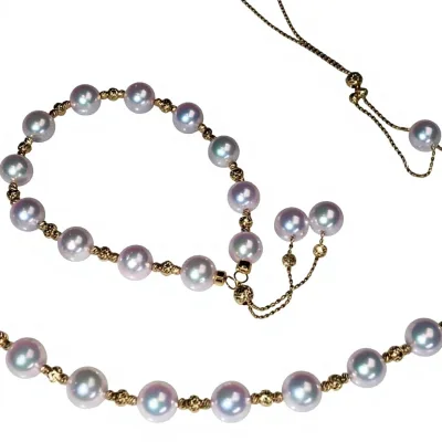 Ehao Jewelry 18K Gold Long Wool Chain Bracelet From China