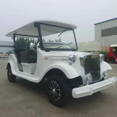Vintage Classic Car Retro Antique Car for Sale Golf Cart Tourist Sightseeing Carts Electric Classic Car