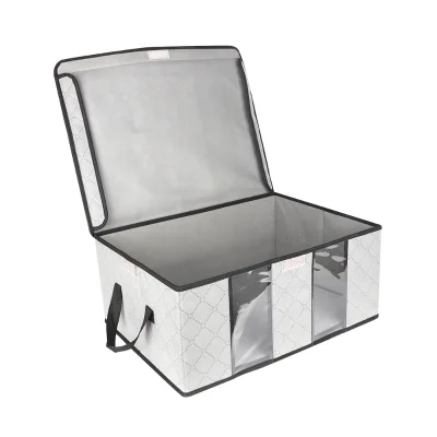 Foldable Canvas Storage Bags Clothing Wardrobe Organizer Adjustable Design Durable Fabric Underwear T-Shirt Sweater 6-10L