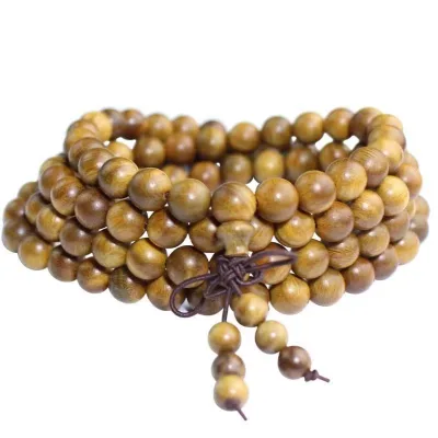 108 Beads Rosary Jewelry Natural Sandalwood Bracelet
