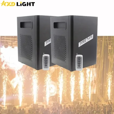 650w Sparktacular FX Machines Fireworks Fountain Pyrotechnics Dmx Control Wedding Sparklers with Flight case and Spark TI Powder