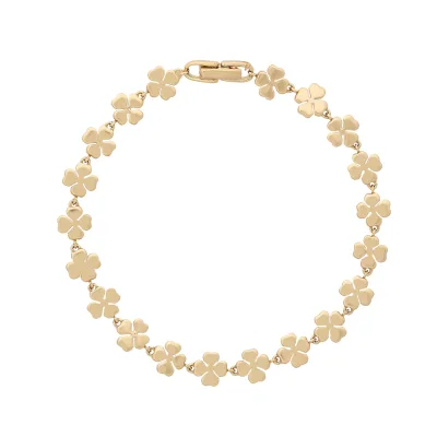 CHICNNA 14k Gold Plated 4-leaf Clover Lucky Bracelet Fine Bracelets Summer Beach Bracelets 2026 Luxury Jewelry Wholesale