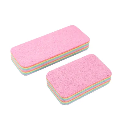 Household Double-Layer Tearable Rainbow Cloth Quick-Dry Lazy Dishwashing Brush Special Cleaning Non-stick Oil Cloth Factory