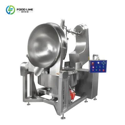 High Quality Cooker Mixer Machine 50 Liter Heated Mixing Cooker High Quality Cooker Mixer Machine