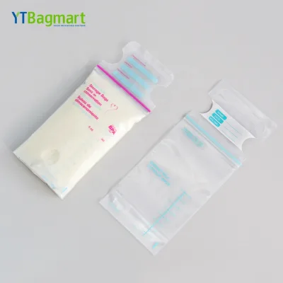 Breast Milk Bag 200Ml Water Proof Breast Milk Storage Bag Pe Yellow Recycled Plastic Breast Milk Bags