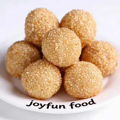 Bulk Frozen Sesame Balls 100g Authentic Asian Glutinous Rice Snack  - Customized Packaging OEM Private Label