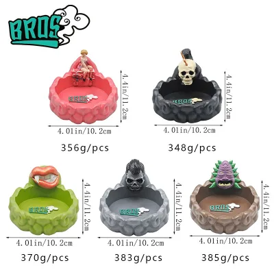 Provide personalized resin ashtrays, skeleton ashtrays, and bar decorations