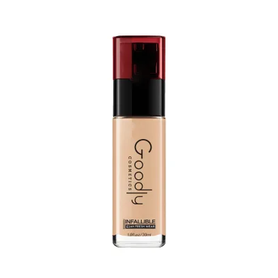 Goodly Cosmetics OEM/ODM Natural Foundation Make up Factory Custom Logo Waterproof Long Lasting Liquid Foundation