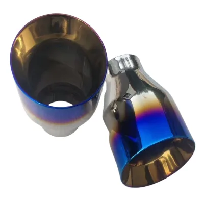 Newest Style Stainless Steel Universal Exhaust System End Pipe with Car Exhaust Tip Tuning Exhausted Systems