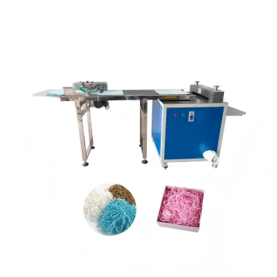 Zig Zag Paper Raffia Shredding Making Machine E-commerce Packaging Cosmetic Gift Box Filler Crinkle Cut Paper Shredder Machine