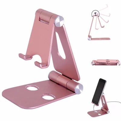 Hot Selling 360 Degree Rotatable Mobile Phone Holder Adjustable Aluminum Phone Stand Tablet Stand for Phones