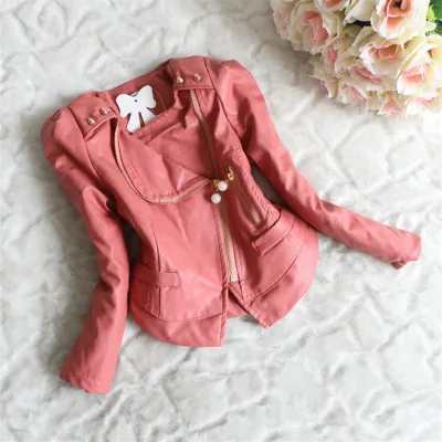 Children's Original Fur Blazer Winter Jacket with Zipper Closure Windproof & Anti-Wrinkle