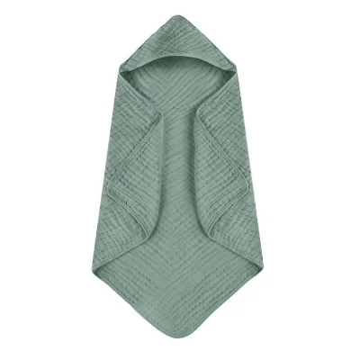2024 Custom 4 Layers Luxury Bamboo Soft 100% Muslin Swaddle Blanket Cotton Hooded Bath Gts Certified Baby Towels