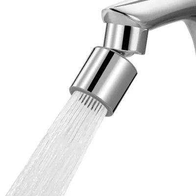 360° Twist Kitchen Sink Faucet Aerator Dual Function Water Sprayer Attachment 55/64'' Female Thread Chrome Tap Spare Parts