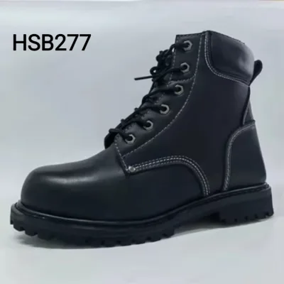 ZYF,USA Popular Steel Toe Insert Safety Shoes for Industrial Shipbuilding Anti-moist Goodyear Rubber Sole Work Boots HSB277