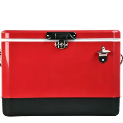 54QT Ice Chest Cooler Box Fishing Camping Coolers Keep Cool Ice Chest with Custom logo