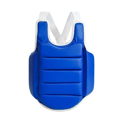 Karate Chest Protector PU Material Thickened Double-Sided Armor Impact-Resistant Adult Men Women for Competition Training