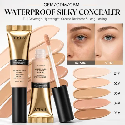 OEM ODM OBM Factory Direct Wholesale Shades HD Full Coverage Waterproof Long Lasting Crease Resistant Liquid Concealer
