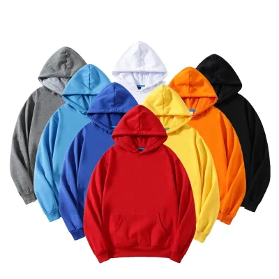 Cheap High Quality Sweaters Cotton Men's Hoodies Pure Color Plus Size Hoodies Custom Logo Printed Hoodies Custom Mens Sweater