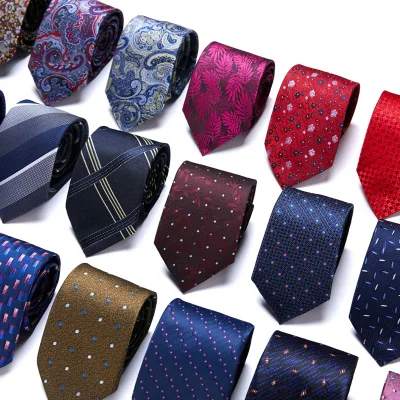 Handmade Silk Woven Design Black Uniform Custom Logo Men Necktie Tie