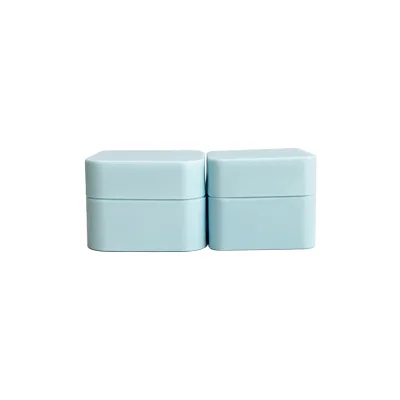 Custom Color 3g 5g 10g 15g 30g 50g Double Wall Cosmetic PP Plastic Cream Jar white pink blue black