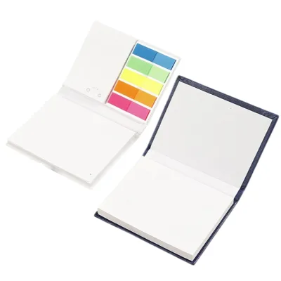 High Quality Sublimation Sticky Note Hard Cover Sticky Note Pad Memo Pad With Stickers