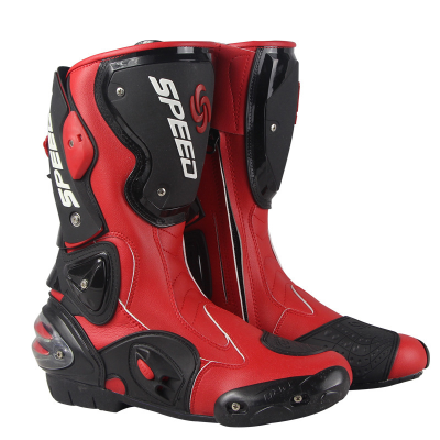 Wholesales Price PU Leather Racing Men Use Motorcycle Boots