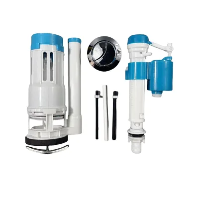 Modern Design Dual Flush Toilet Valves Fill Valve Cistern Mechanism Essential Fittings Water Saving