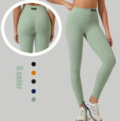 Second Skin v Back Gym Leggings for Women High Quality Crotchless Slimming High Waist Gym Leggings Women Hip Lift Gym Leggings