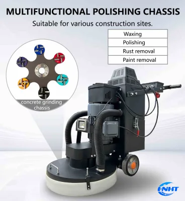 CE-Certified Best-Selling Concrete Floor Refinishing Grinder 5.5kW Motor 500mm Diameter Low Maintenance Cost Customization