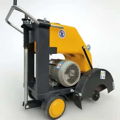 Wet Dry Electric Concrete Cutter 500mm Hand Push Saw for Tile and Pavement Cutting