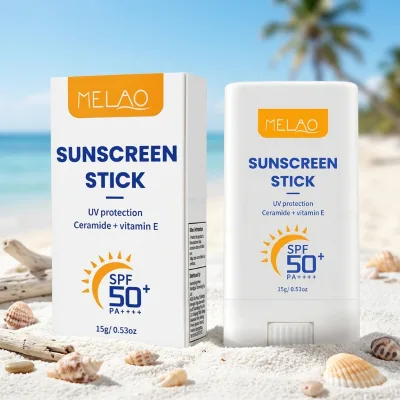 Zinc Oxide 80 Minutes Water Resistant Face and Body Sunscreen UV Stick Travel Friendly SPF 50+ Face Stick Sunscreen