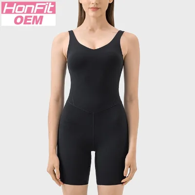 OEM Breathable Women Sportswear Fitness Tracksuit Custom Logo Gym Workout Sleeveless Yoga Sets