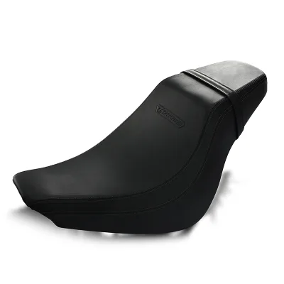 Motour Large Displacement Motorcycle Seat Two up Step up Seat Driver Passenger PU Leather Seat for Vincent 316-2