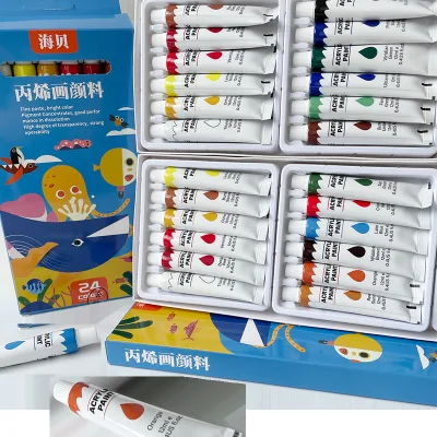 Acrylic Pigment Set, 12ml Acrylic Support, Children's Drawing