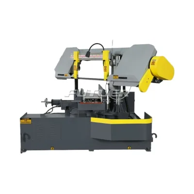 Automatic Angle Cutting Metal Band Saw Rotating Metal Band Saw