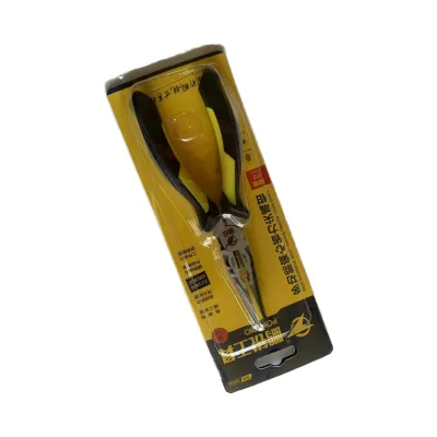 Industrial Grade DIY Combination Wire Plier Cutter Labor-Saving Soft Grip Plastic Serrated Crimping for Wire Stripping Cutting