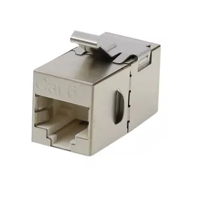 Enyoo EYCO-6S-1 CAT6 Straight Female to Female Shielded Keystone Jack Insert Inline Coupler