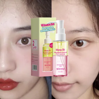 Rainbow Makeup Removal Oil Wholesale OEM ODM Cosmetics Gentle Deep Cleansing Double Layer Liquid MOOYAM Makeup Remover Oil
