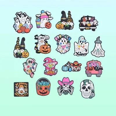 2024 New Shoes Charm for Kids Food Bread Cookie Summer Lucky Charms Girls Clog Decoration Drinking New Halloween Charms