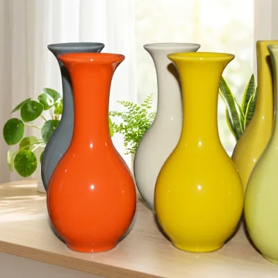 Color Glazed Decorative Ceramic Pottery China Porcelain Vase